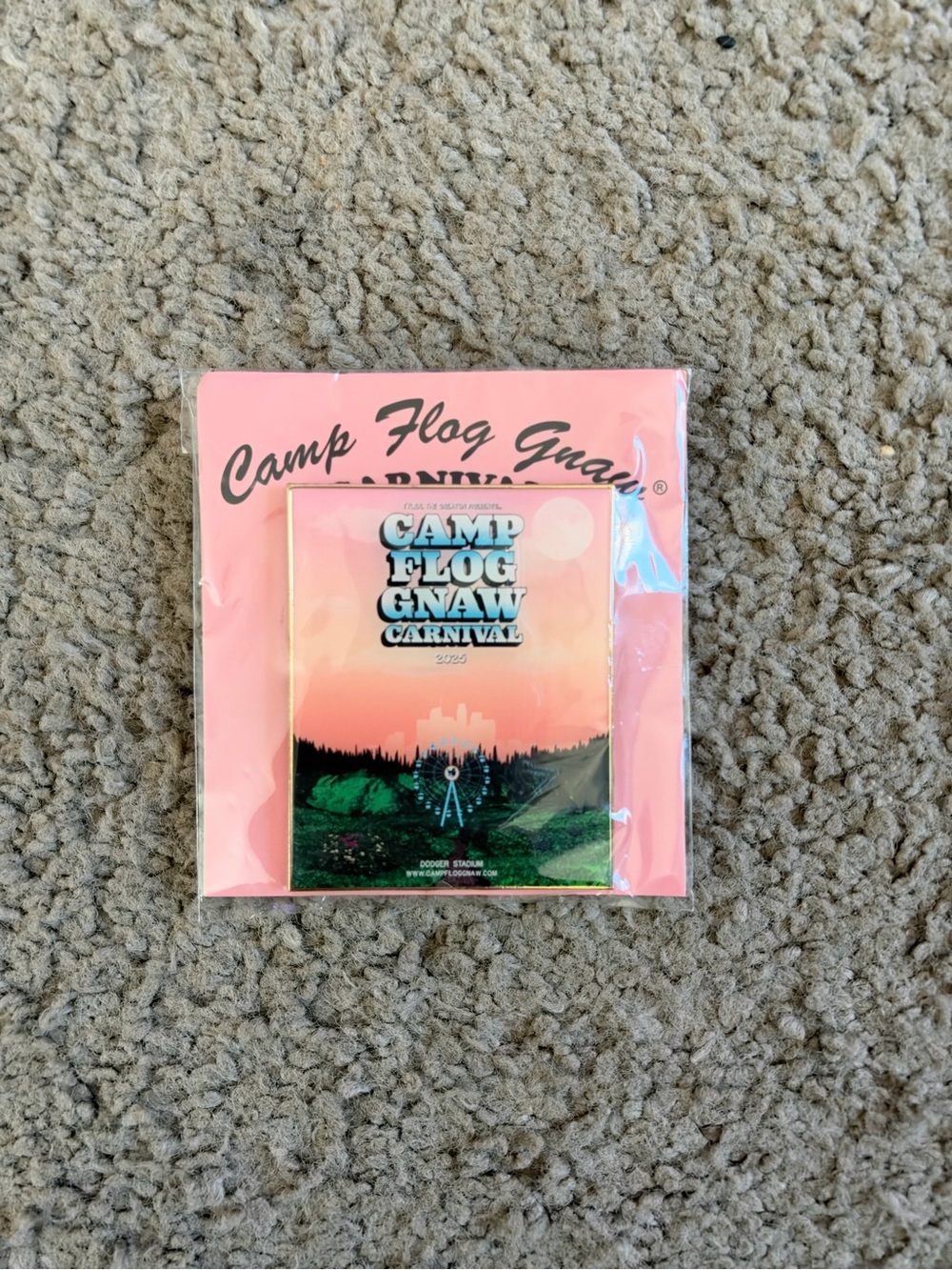 Camp Flog Gnaw Carnival 2025 Enamel